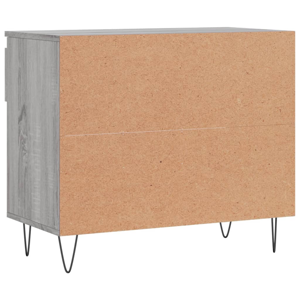 Étagère à chaussures gris Sonoma 70x36x60 cm en bois