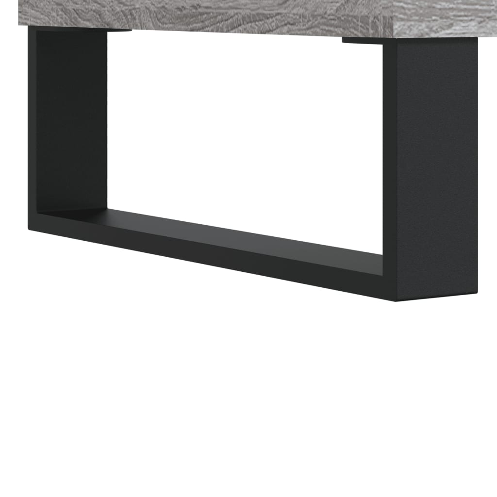 Étagère à chaussures gris Sonoma 70x36x60 cm en bois