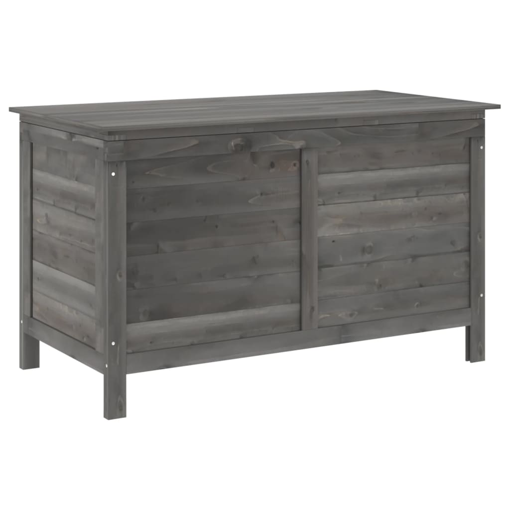 Garden chest anthracite 99x49.5x58.5 cm solid fir wood