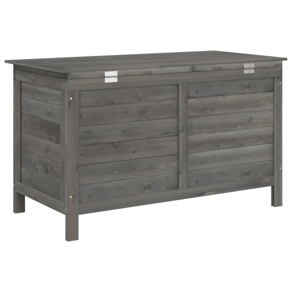 Garden chest anthracite 99x49.5x58.5 cm solid fir wood