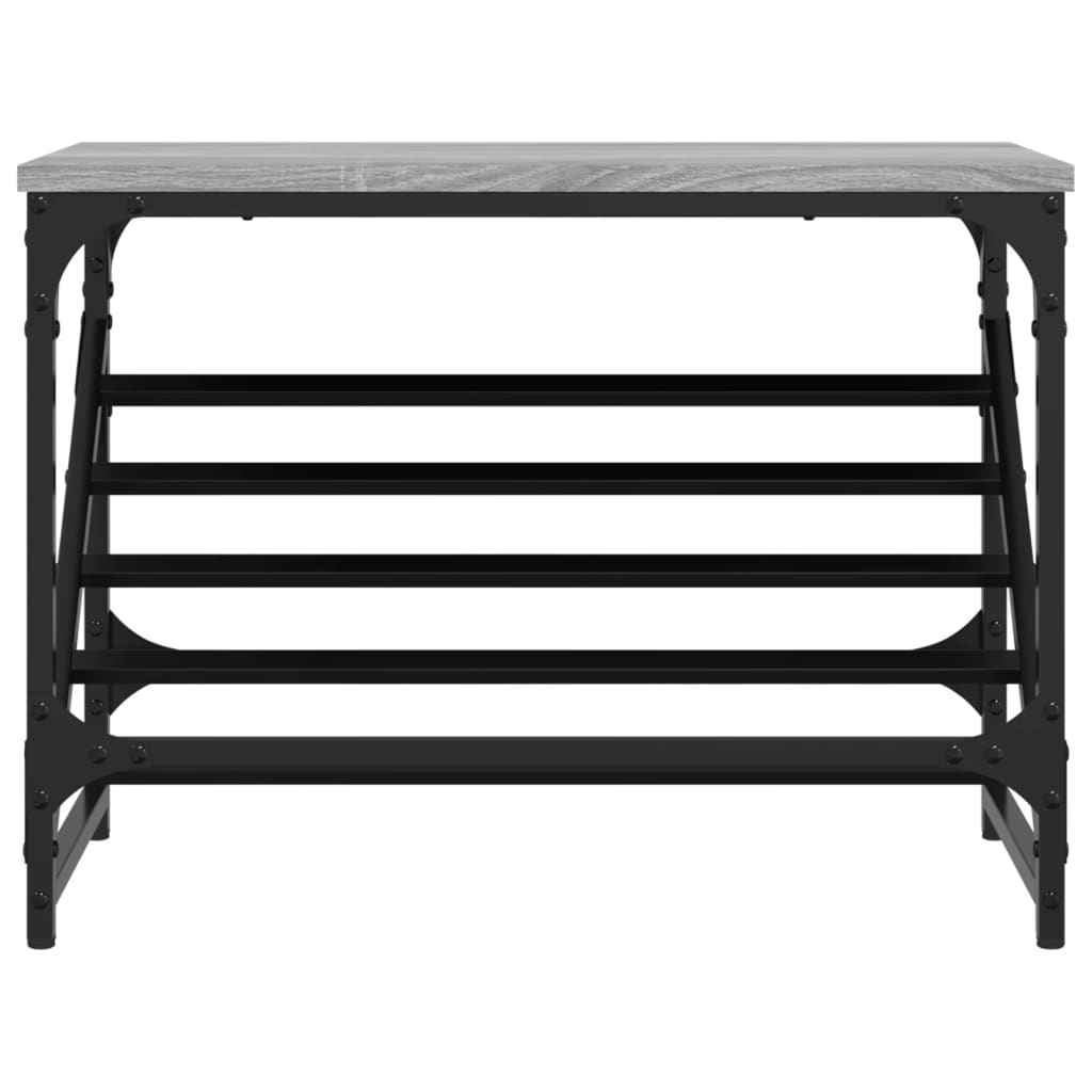 Étagère à chaussures gris Sonoma 60x30x45 cm en bois