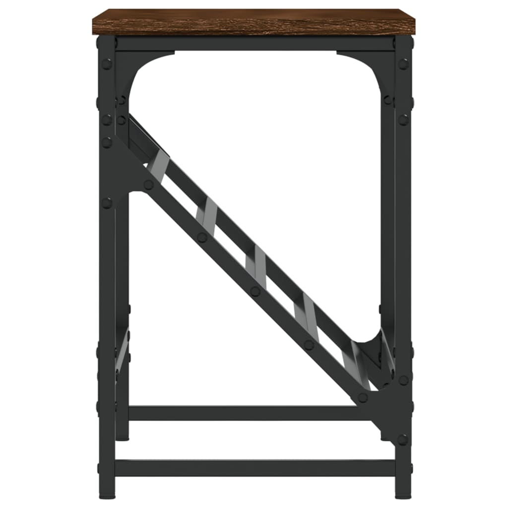 Shoe rack brown oak look 60x30x45 cm made of wood