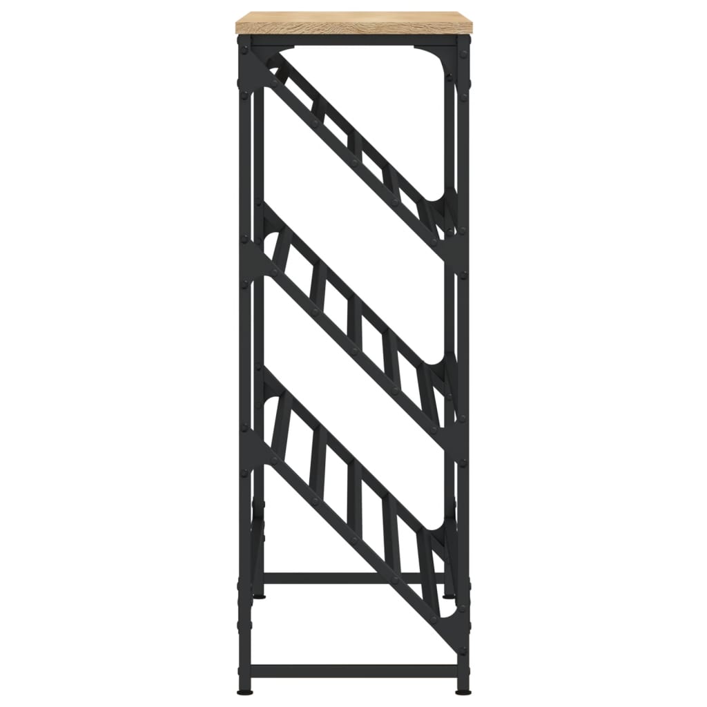 Étagère à chaussures chêne Sonoma 90x30x85 cm en bois