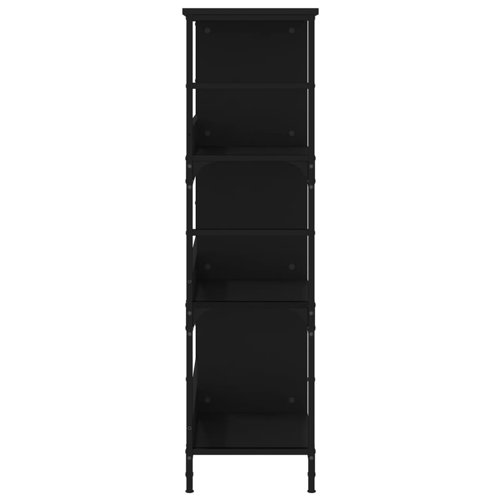 Bibliothèque noire 78,5x33x117,5 cm en bois