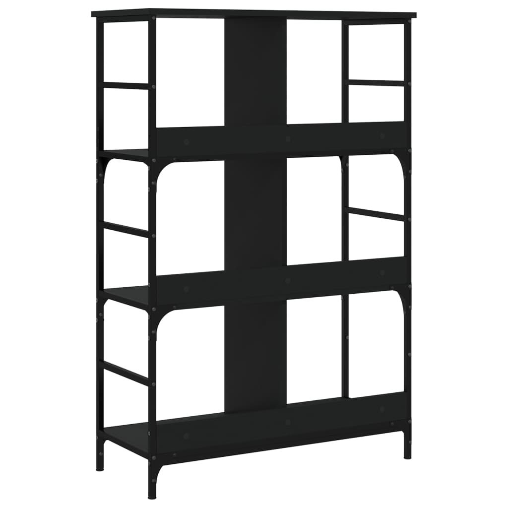 Bibliothèque noire 78,5x33x117,5 cm en bois