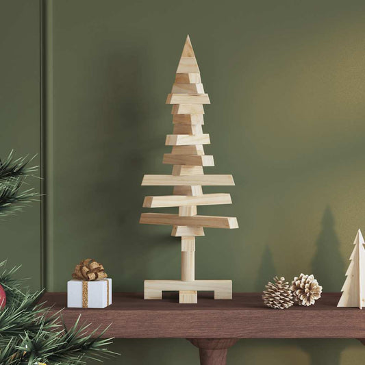 Weihnachtsbaum Holz zum Schmücken 60 cm Massivholz Kiefer