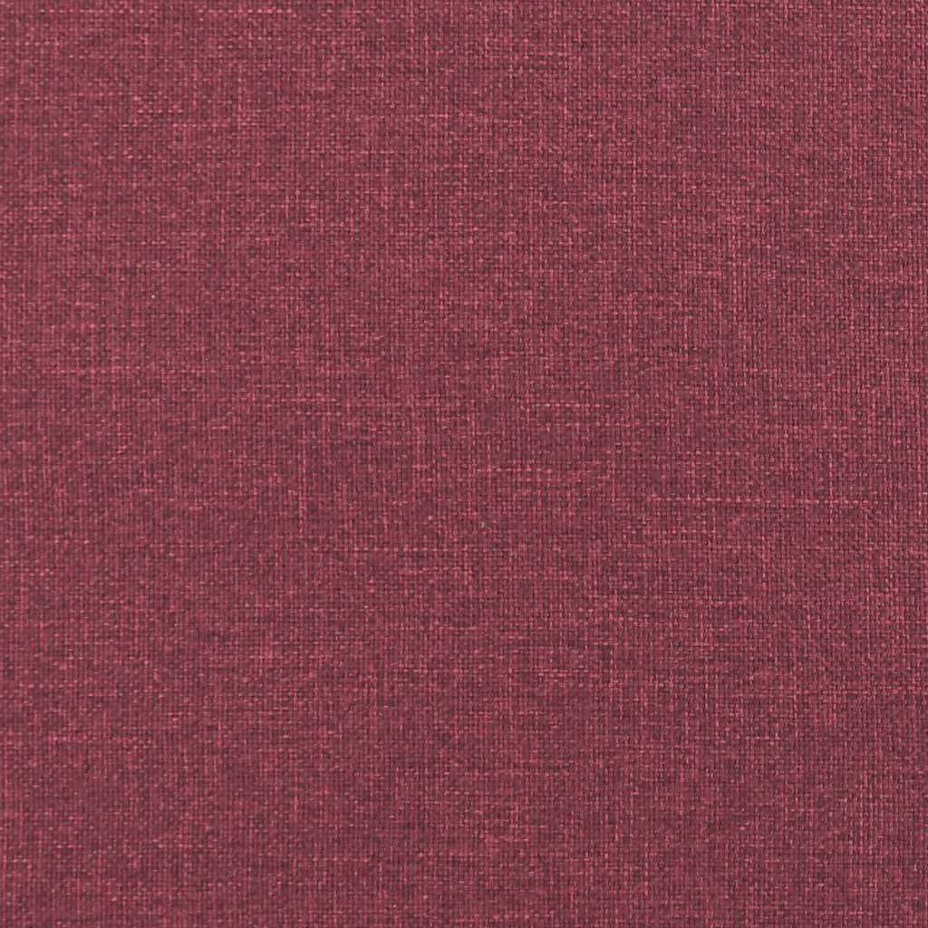 2-Sitzer-Sofa Weinrot 120 cm Stoff