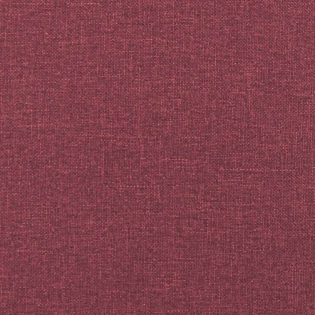 3-Sitzer-Sofa Weinrot 180 cm Stoff