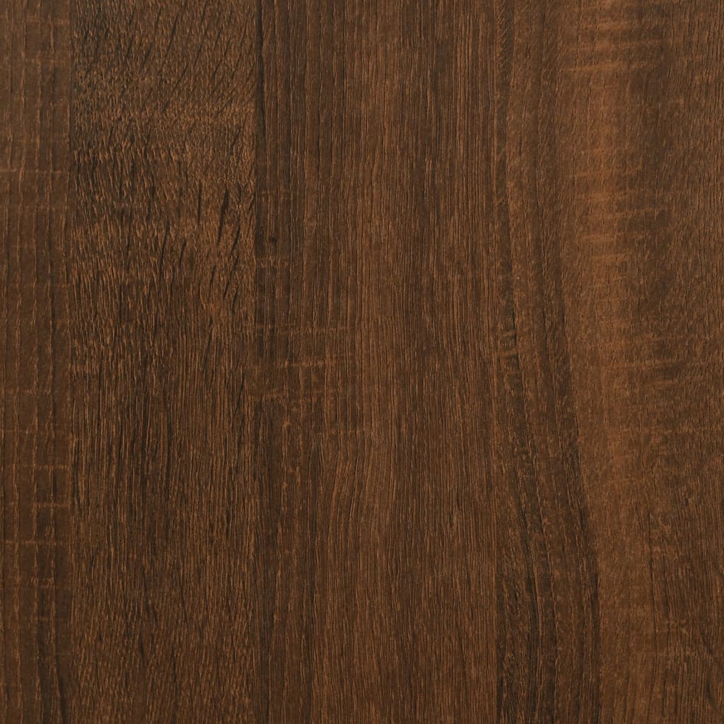 Bookcase 5 shelves brown oak look 100x33x180.5 cm