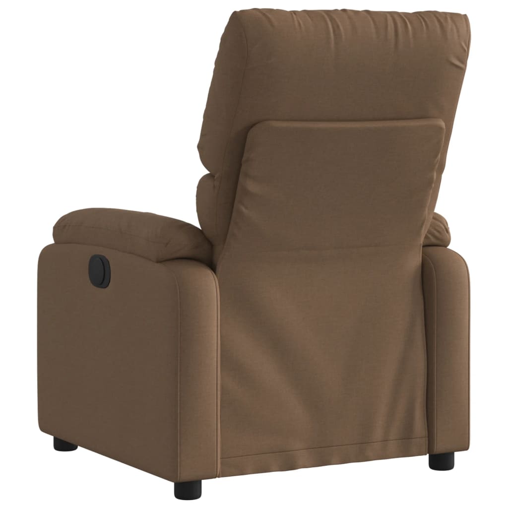 Relaxation chair brown fabric
