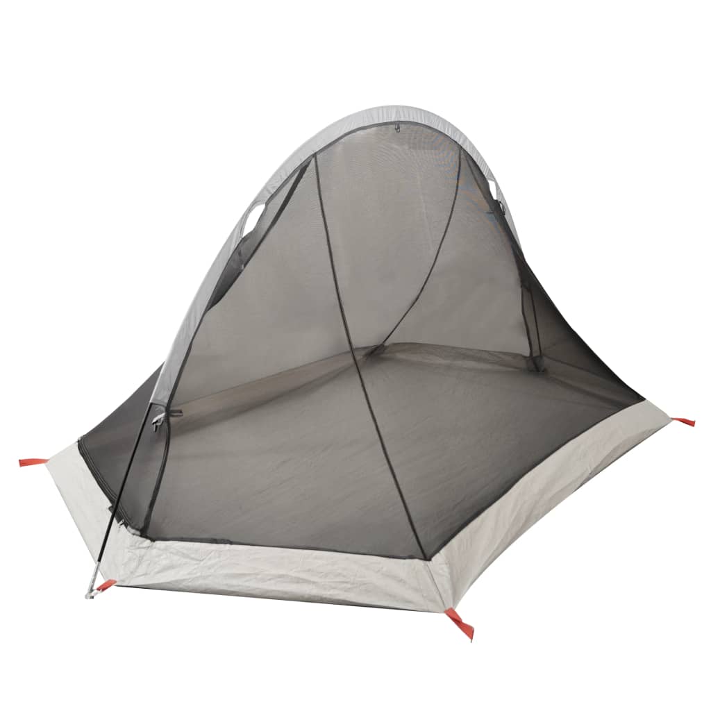 Tente de camping 2 personnes bleue 267x154x117 cm 185T taffetas