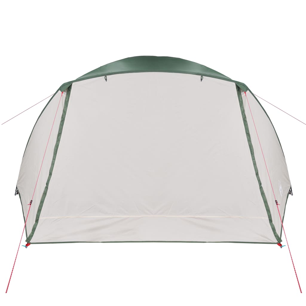 Campingzelt mit Vorzelt 4 Personen Grün Wasserdicht