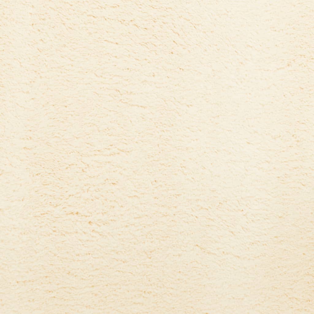 Rug HUARTE Short Pile Soft and Washable Cream 80x150 cm