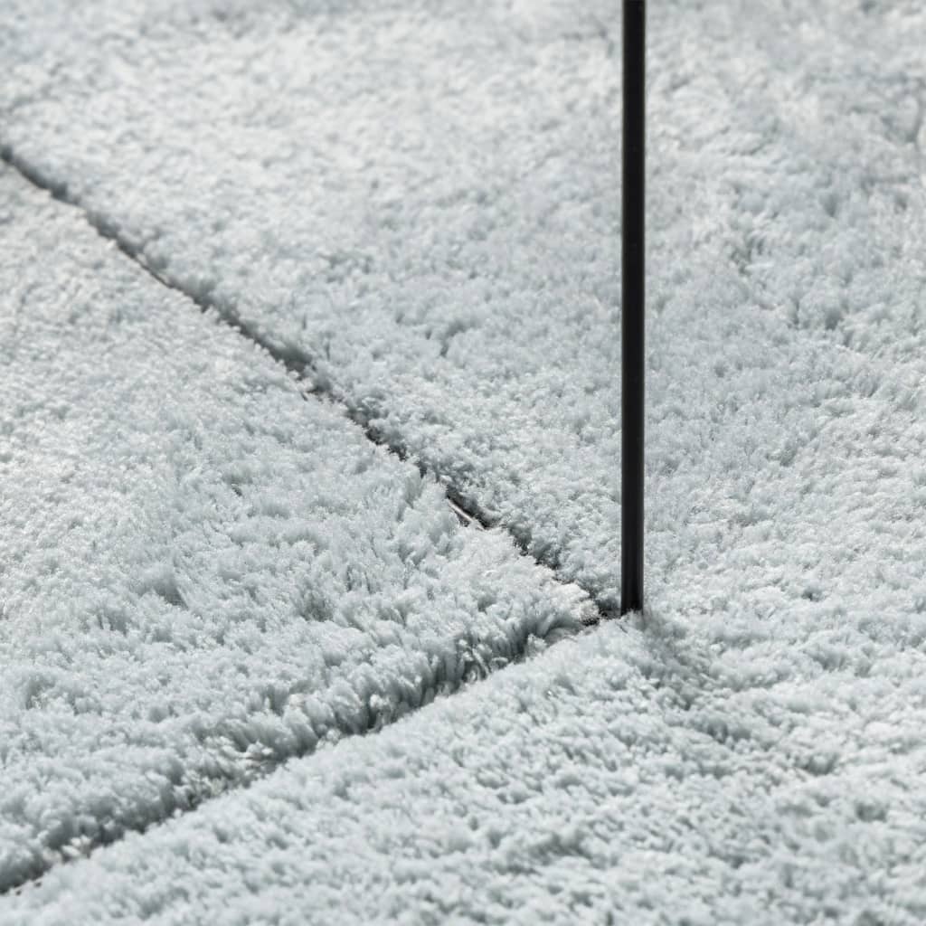 Rug HUARTE short pile soft and washable blue 80x200 cm