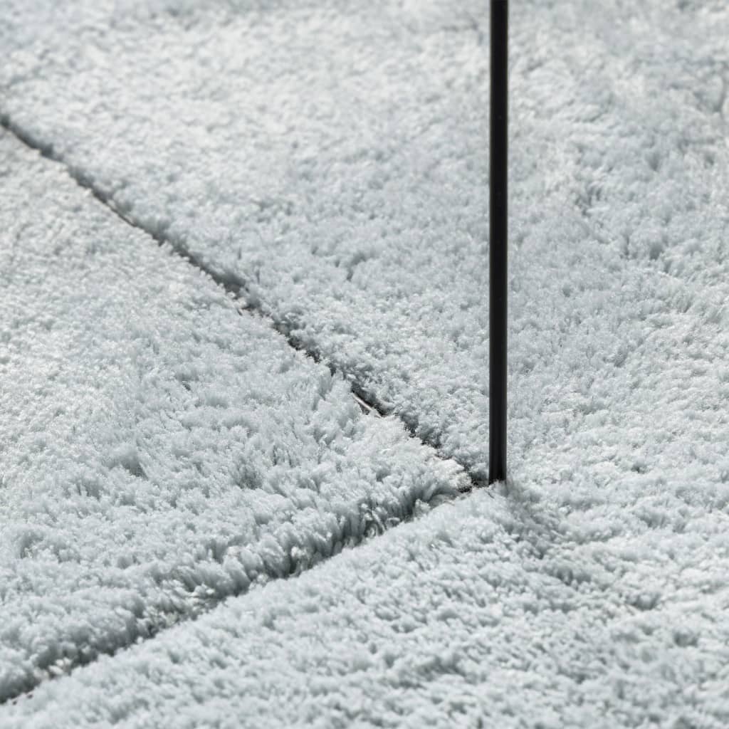 Teppich HUARTE Kurzflor Weich und Waschbar Blau 120x170 cm