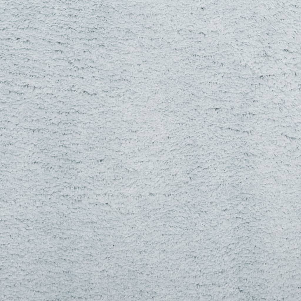 Teppich HUARTE Kurzflor Weich und Waschbar Blau 160x160 cm