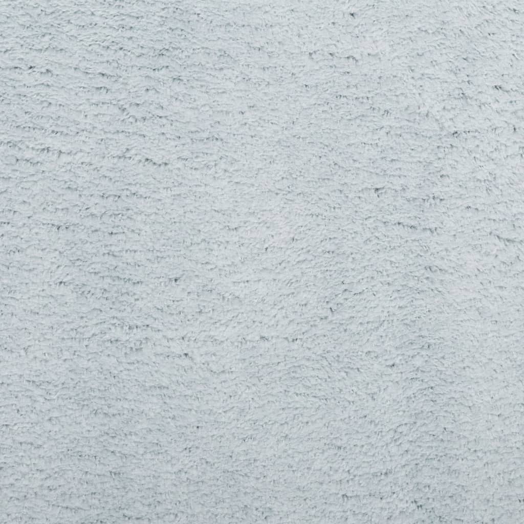 Teppich HUARTE Kurzflor Weich und Waschbar Blau 200x200 cm