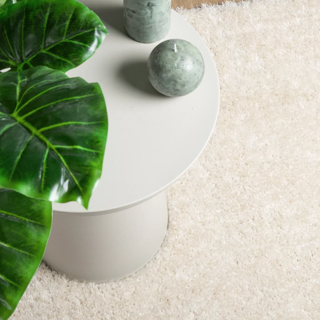 Carpet ISTAN high pile shiny cream 160x230 cm