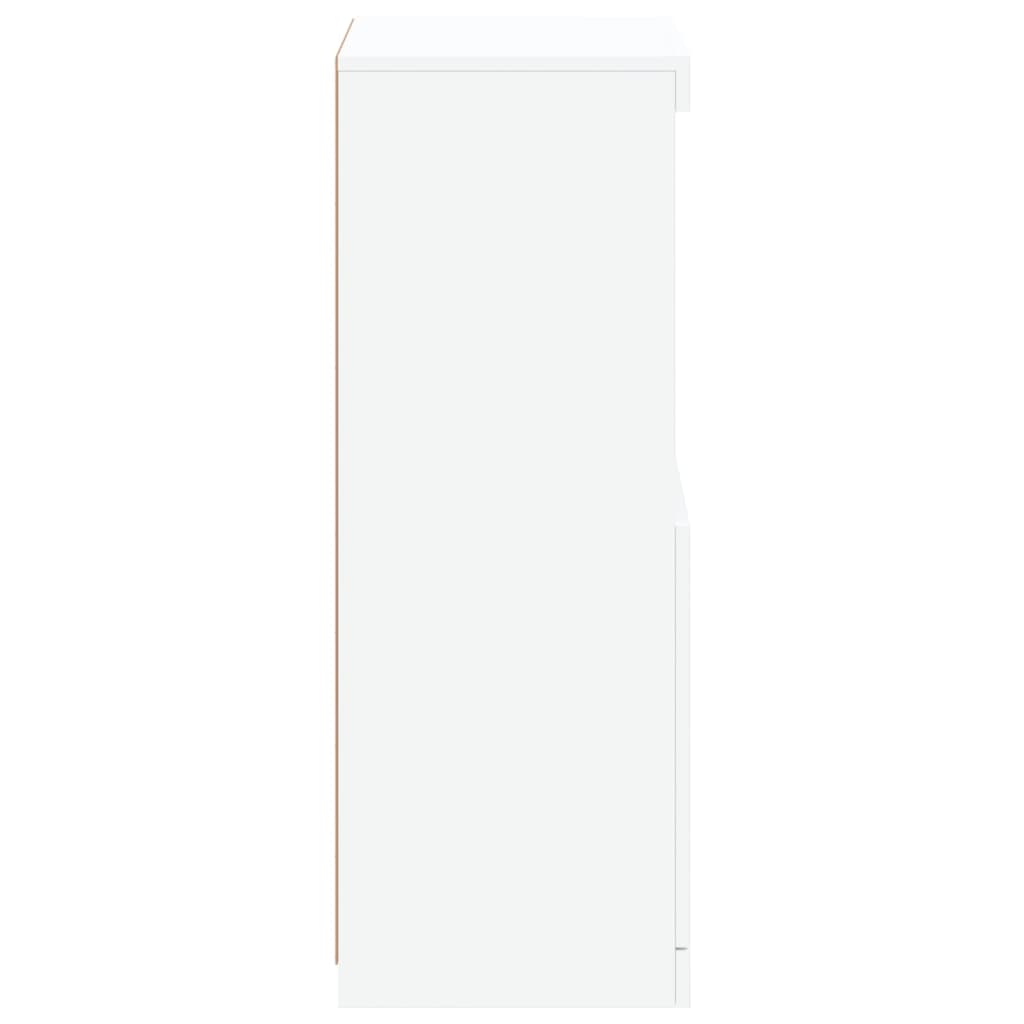 Buffet avec éclairage LED blanc 41x37x100 cm