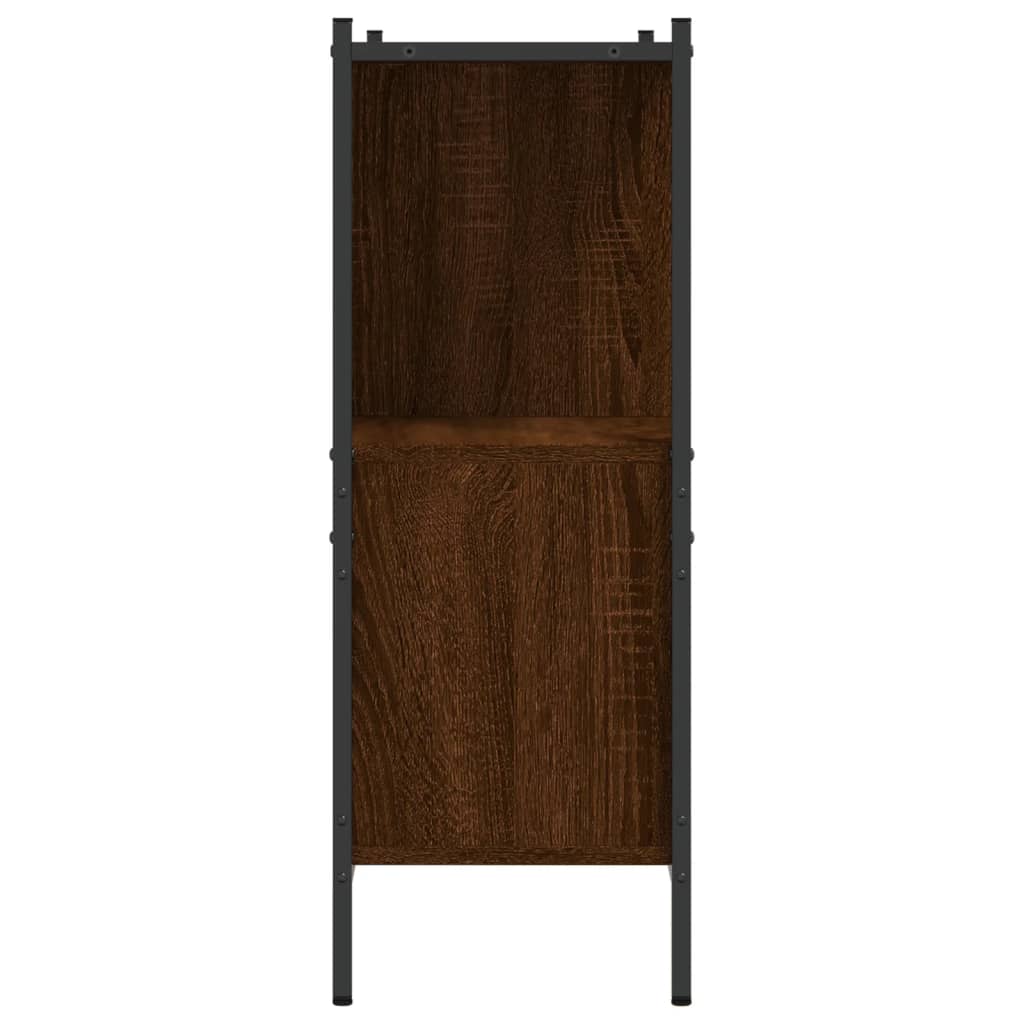 Bookcase brown oak look 102x28x77.5 cm wood material