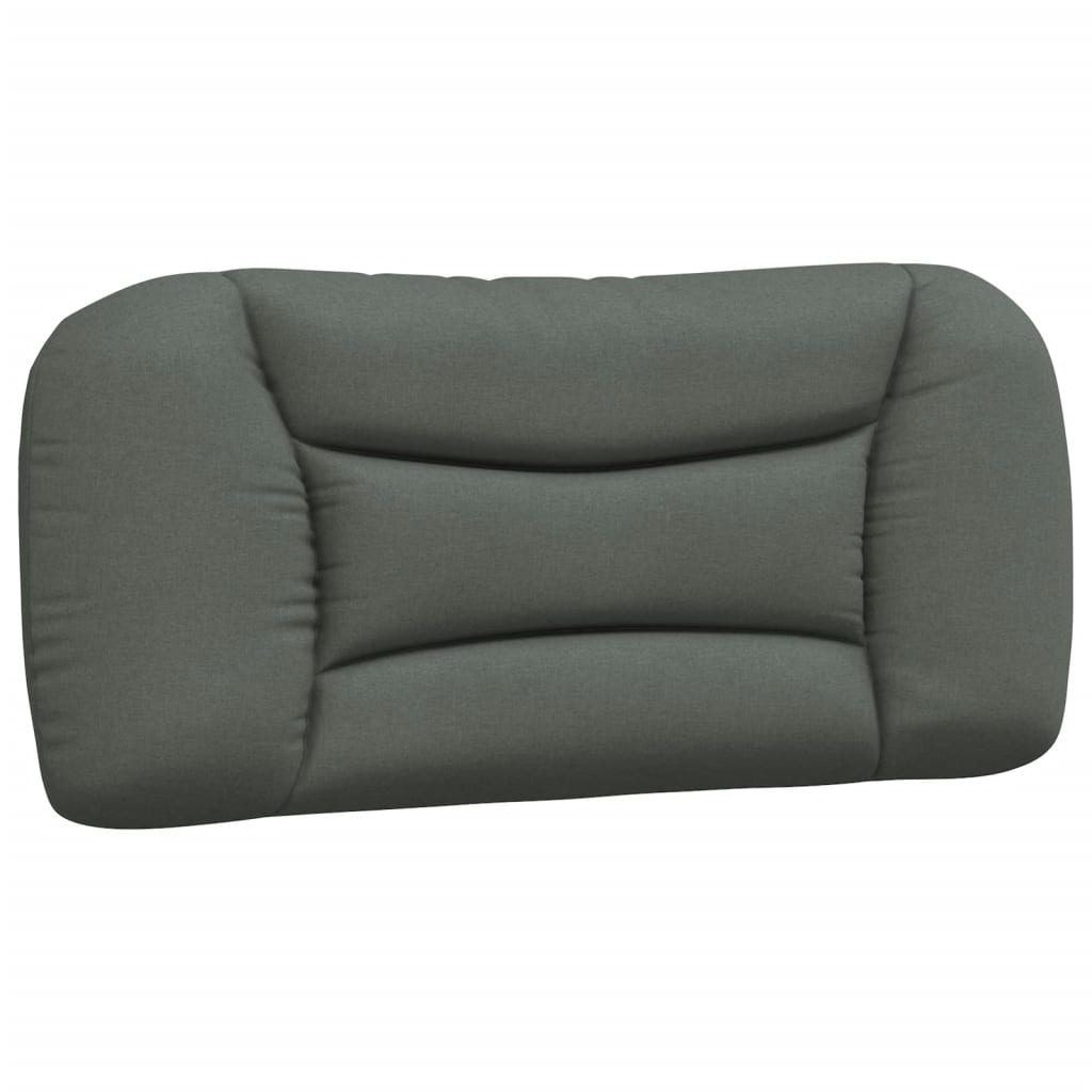 Bettgestell ohne Matratze "Hvar" Dunkelgrau 80x200 cm Stoff
