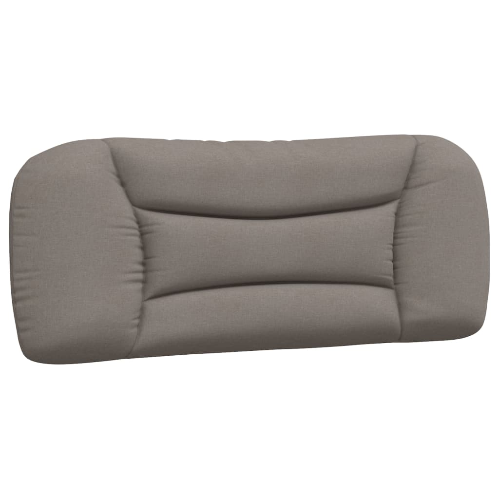 Bettgestell ohne Matratze "Hvar" Taupe 100x200 cm Stoff