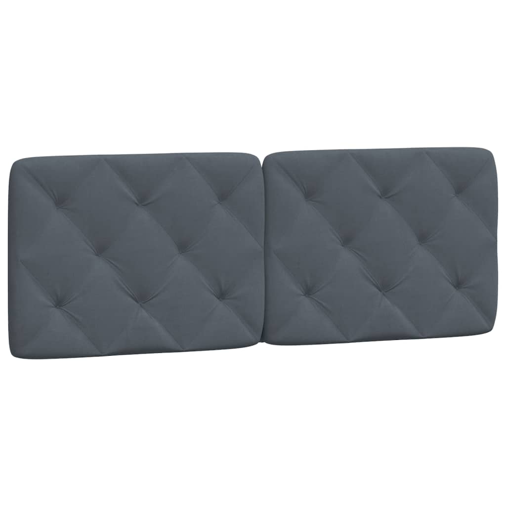 Bettgestell ohne Matratze Dunkelgrau 120x200 cm Samt