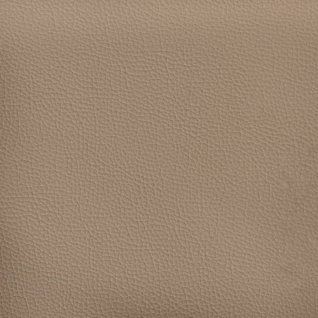 Bettgestell ohne Matratze "Hvar" Cappuccino-Braun 100x200 cm Kunstleder
