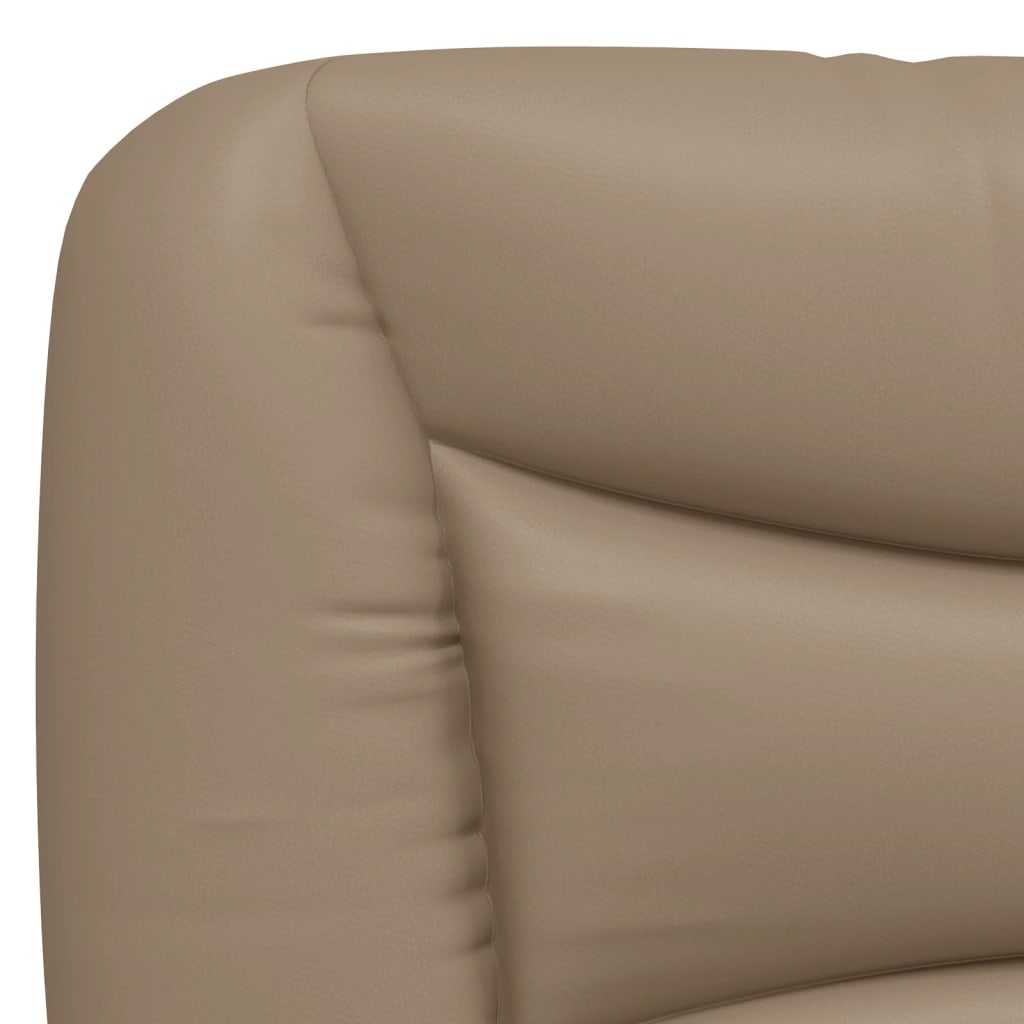 Bettgestell ohne Matratze "Hvar" Cappuccino-Braun 140x200 cm Kunstleder