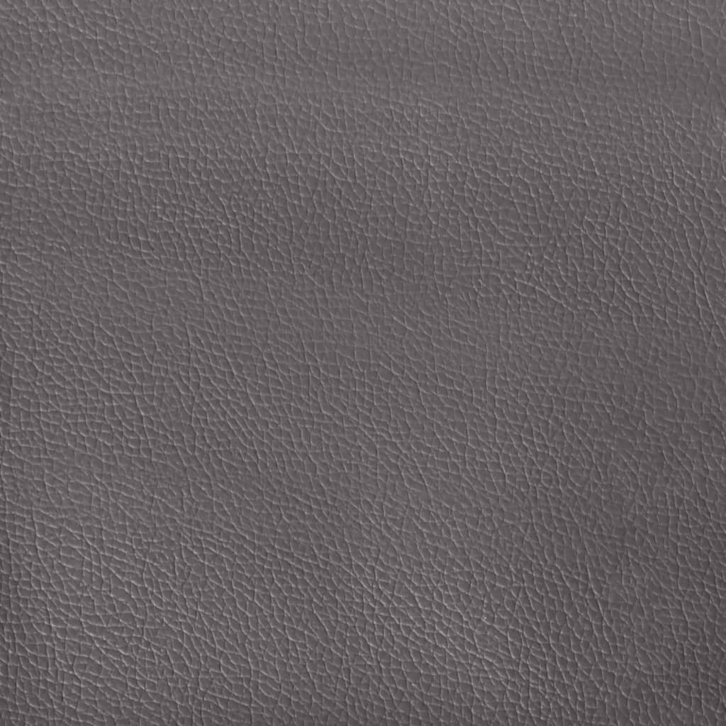 Bettgestell ohne Matratze "Zadar" Grau 100x200 cm Kunstleder