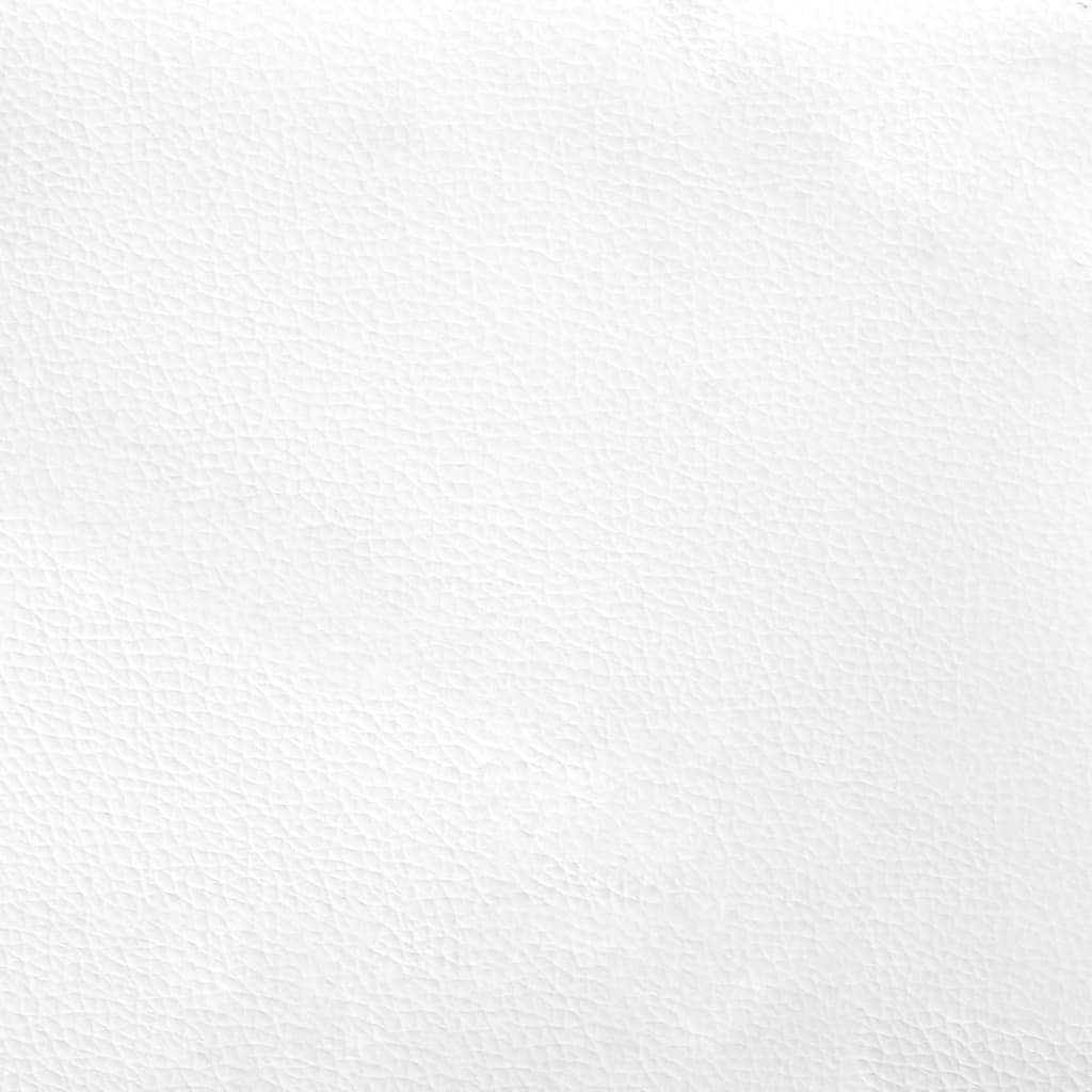Bettgestell ohne Matratze "Zadar" Weiß 140x200 cm Kunstleder
