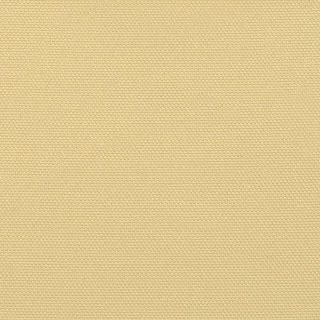 Sonnensegel Sandfarbe 3,5x3,5x4,9 m 100% Polyester Oxford