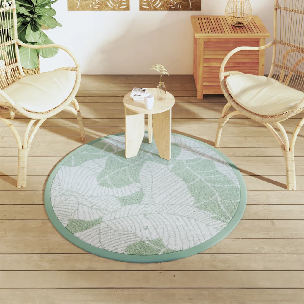 Outdoor-Teppich ARAKIL Grün Ø120 cm PP