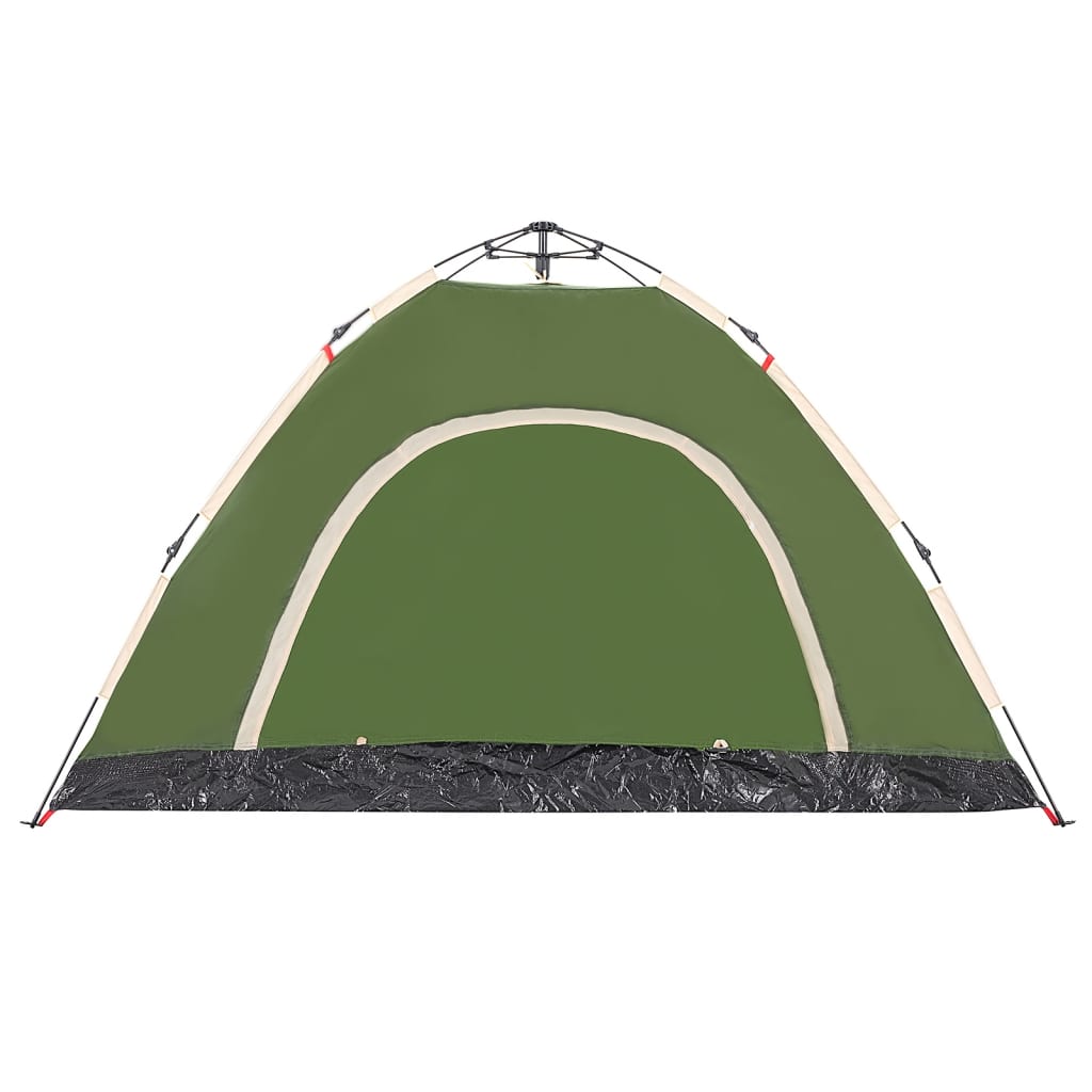 Campingzelt 4 Personen Grün Quick Release
