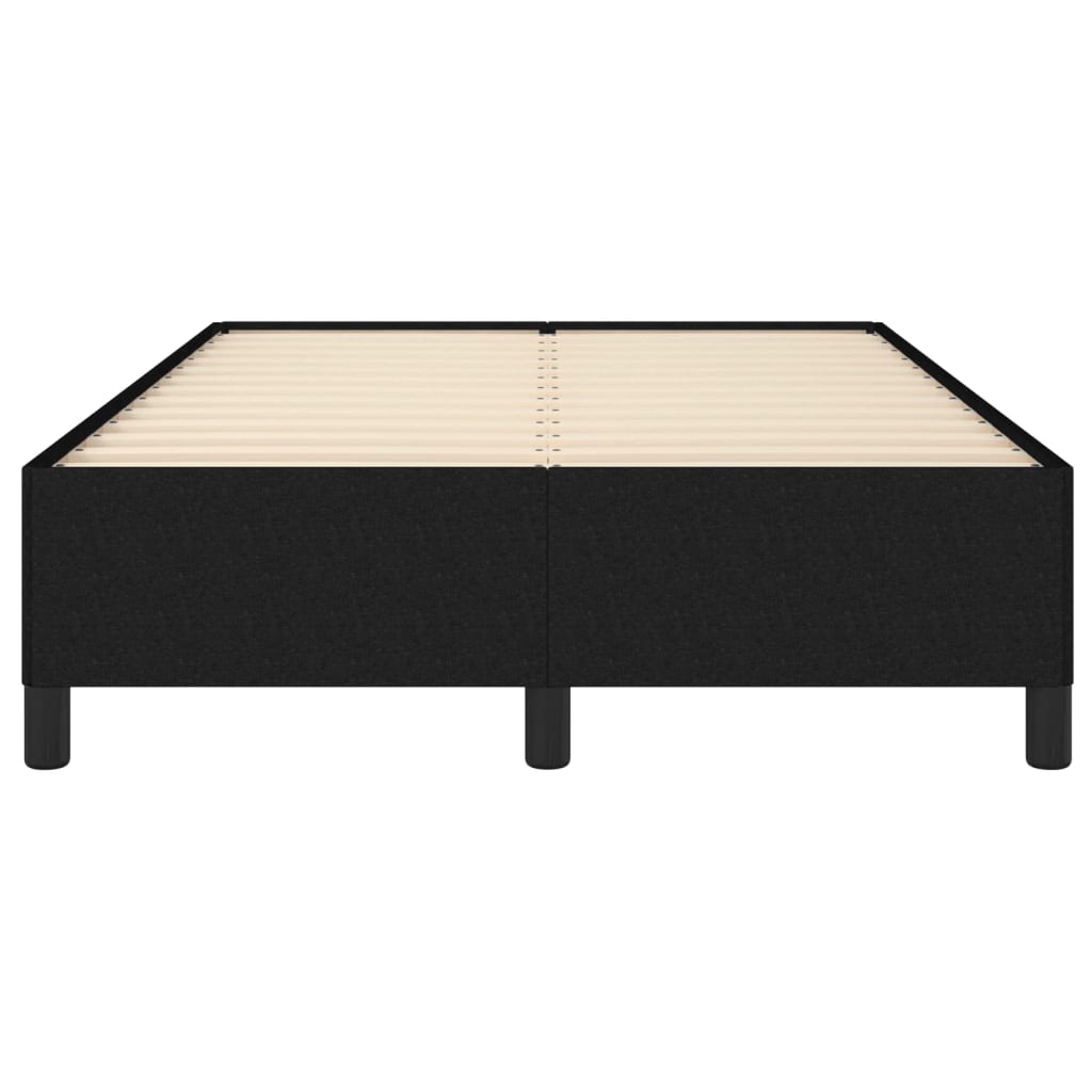 Bettgestell ohne Matratze Schwarz 120x190 cm Stoff