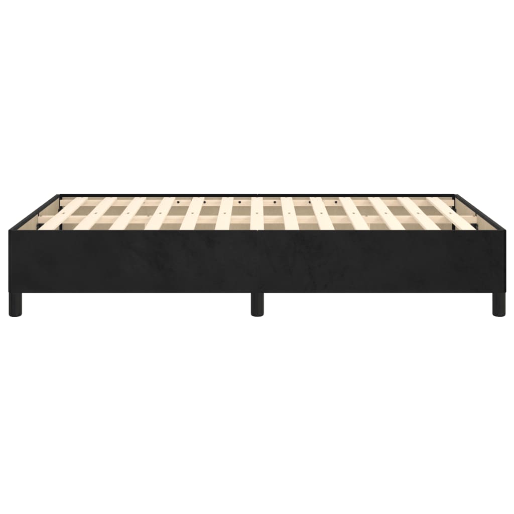 Bettgestell ohne Matratze Dunkelgrau 120x190 cm Samt