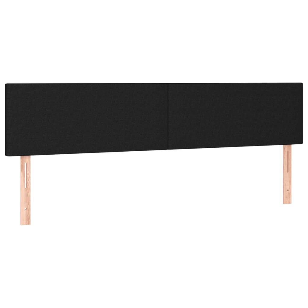Bettgestell ohne Matratze Schwarz 120x190 cm Stoff