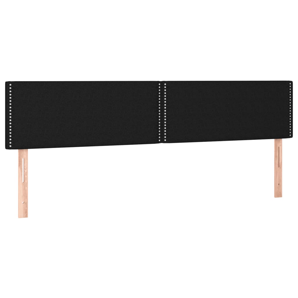 Bettgestell ohne Matratze Schwarz 120x190 cm Stoff