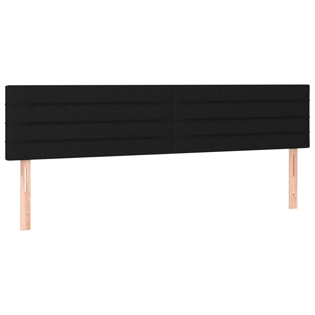 Bettgestell ohne Matratze Schwarz 120x190 cm Stoff