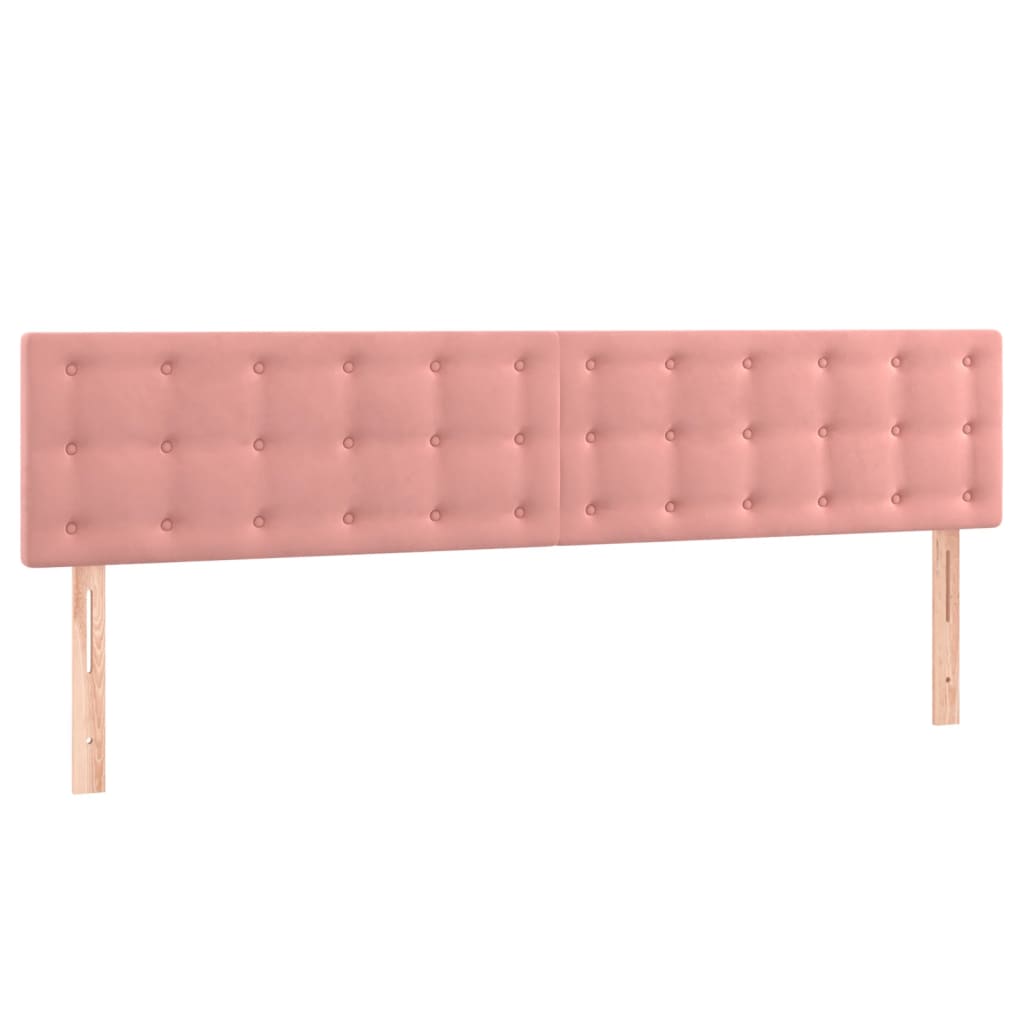 Bettgestell ohne Matratze Rosa 120x190 cm Samt