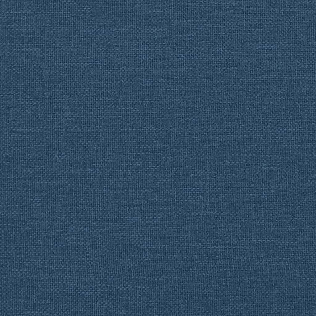 Bettgestell ohne Matratze Blau 80x200 cm Stoff