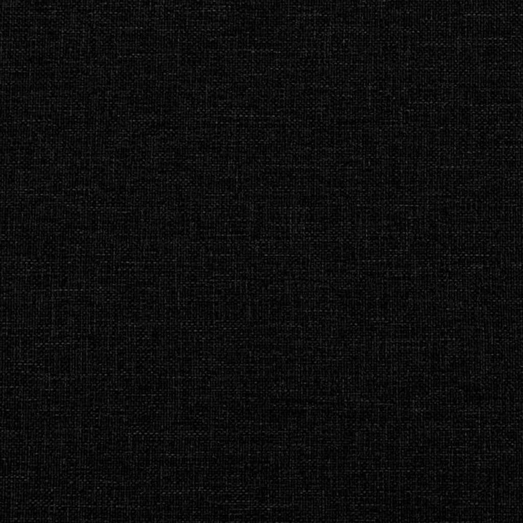 Bettgestell ohne Matratze Schwarz 90x190 cm Stoff
