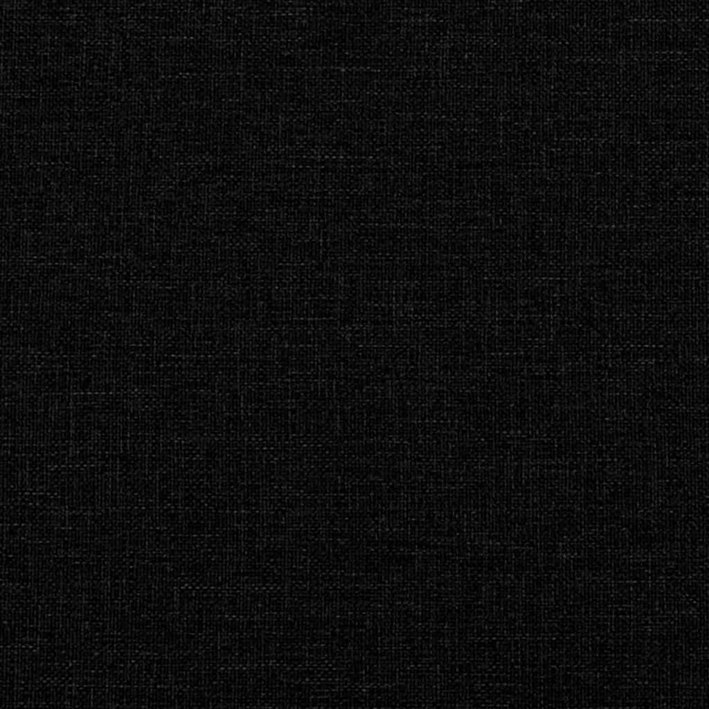 Bettgestell ohne Matratze Schwarz 90x200 cm Stoff