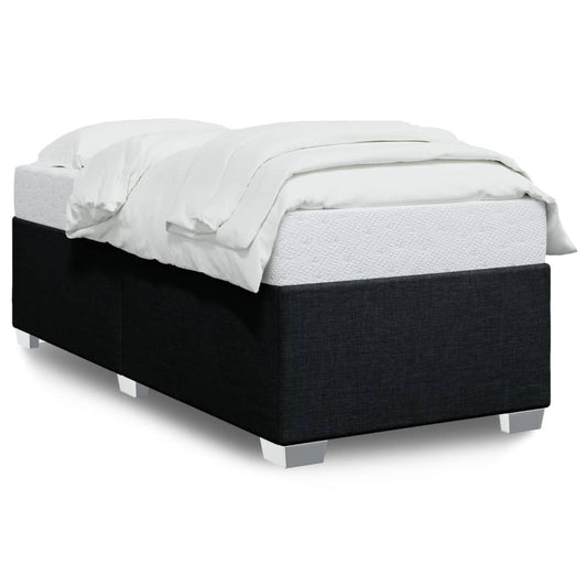 Bettgestell ohne Matratze Schwarz 90x200 cm Stoff
