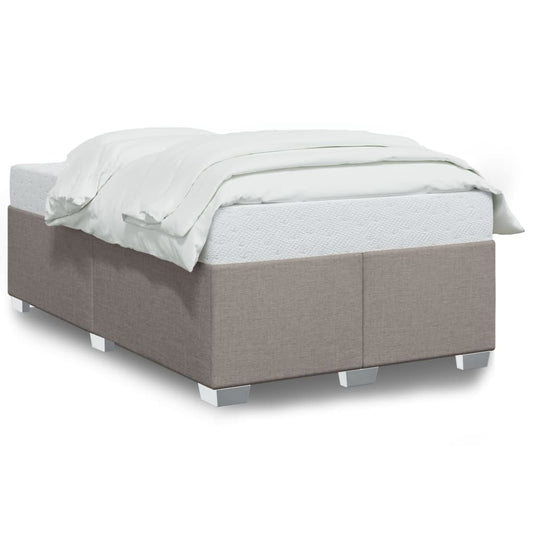 Bettgestell ohne Matratze Taupe 120x200 cm Stoff