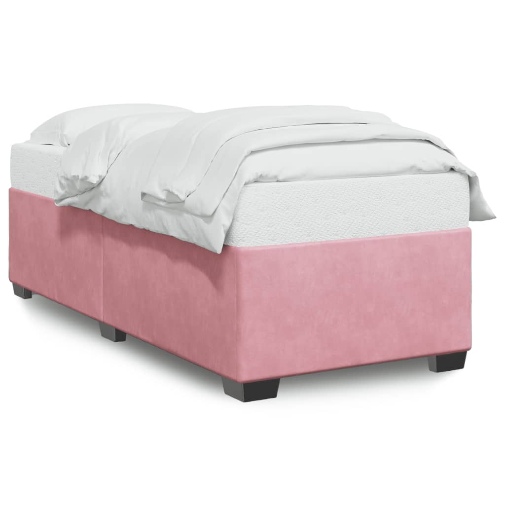 Bettgestell Rosa 100x200 cm Samt