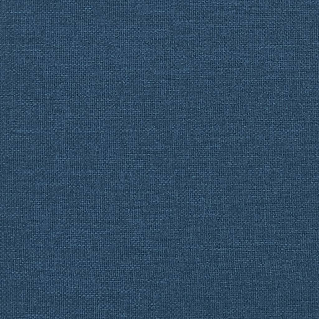 Bettgestell ohne Matratze Blau 90x200 cm Stoff