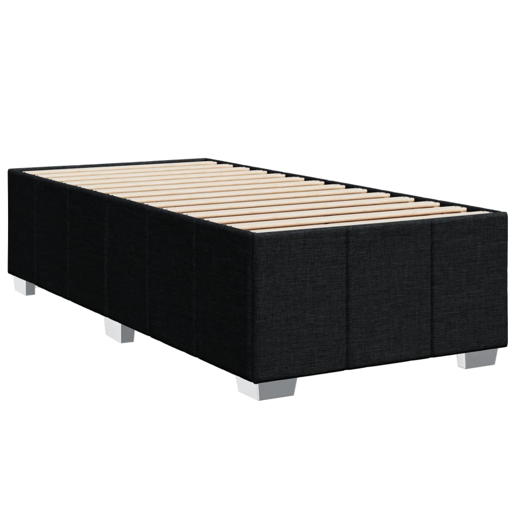 Bettgestell ohne Matratze Schwarz 80x200 cm Stoff