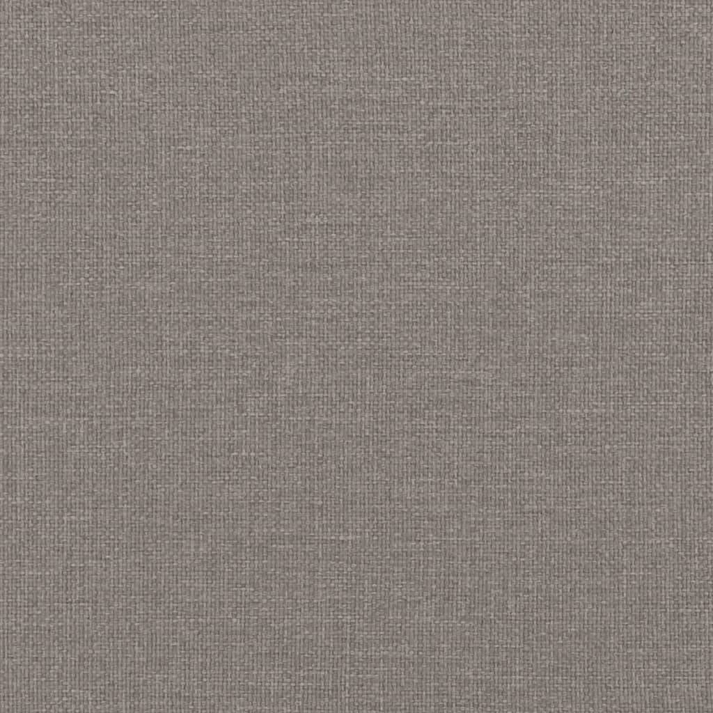 Bettgestell ohne Matratze Taupe 140x200 cm Stoff