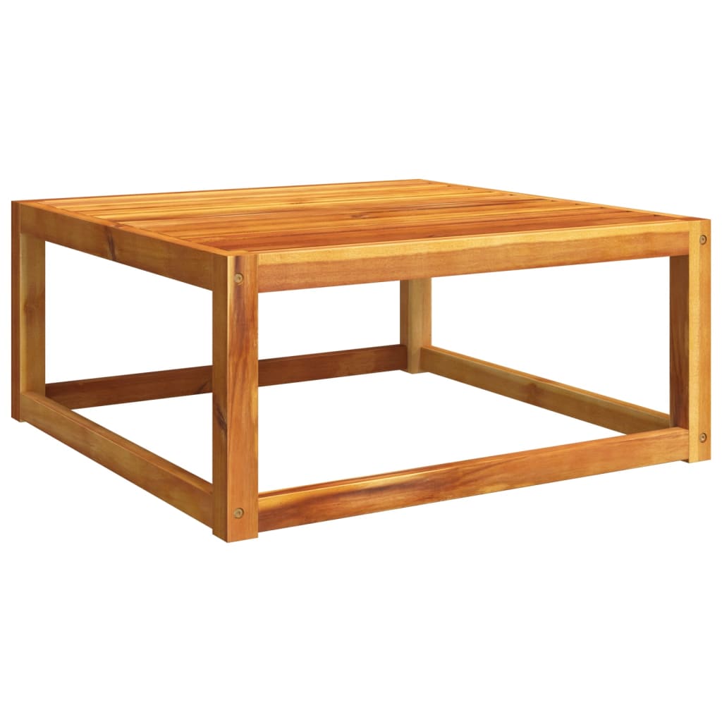7-tlg. Gartensofa-Set mit Kissen Holz Akazie & Seil